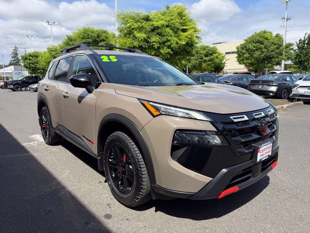 2025 Baja Storm Metallic Nissan Rogue Rock Creek AWD SUV