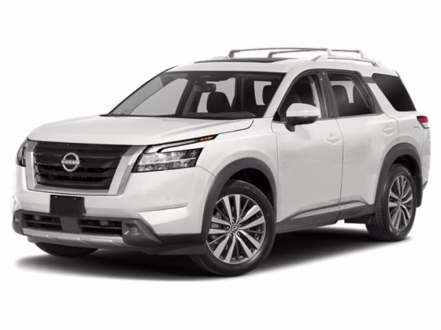 2023 Pearl White Tricoat Nissan Pathfinder Platinum 4X4 SUV