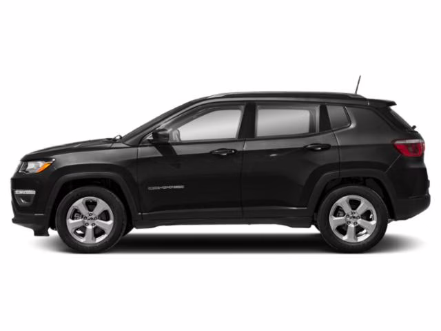 2019 Diamond Black Crystal Pearlcoat Jeep Compass Latitude 4X4 SUV