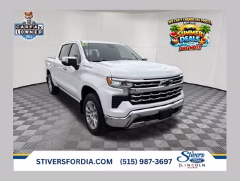 2022 Summit White Chevrolet Silverado 1500 LTZ 4X4 Truck
