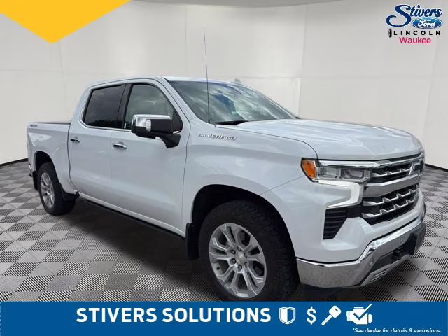 2022 Summit White Chevrolet Silverado 1500 LTZ 4X4 Truck