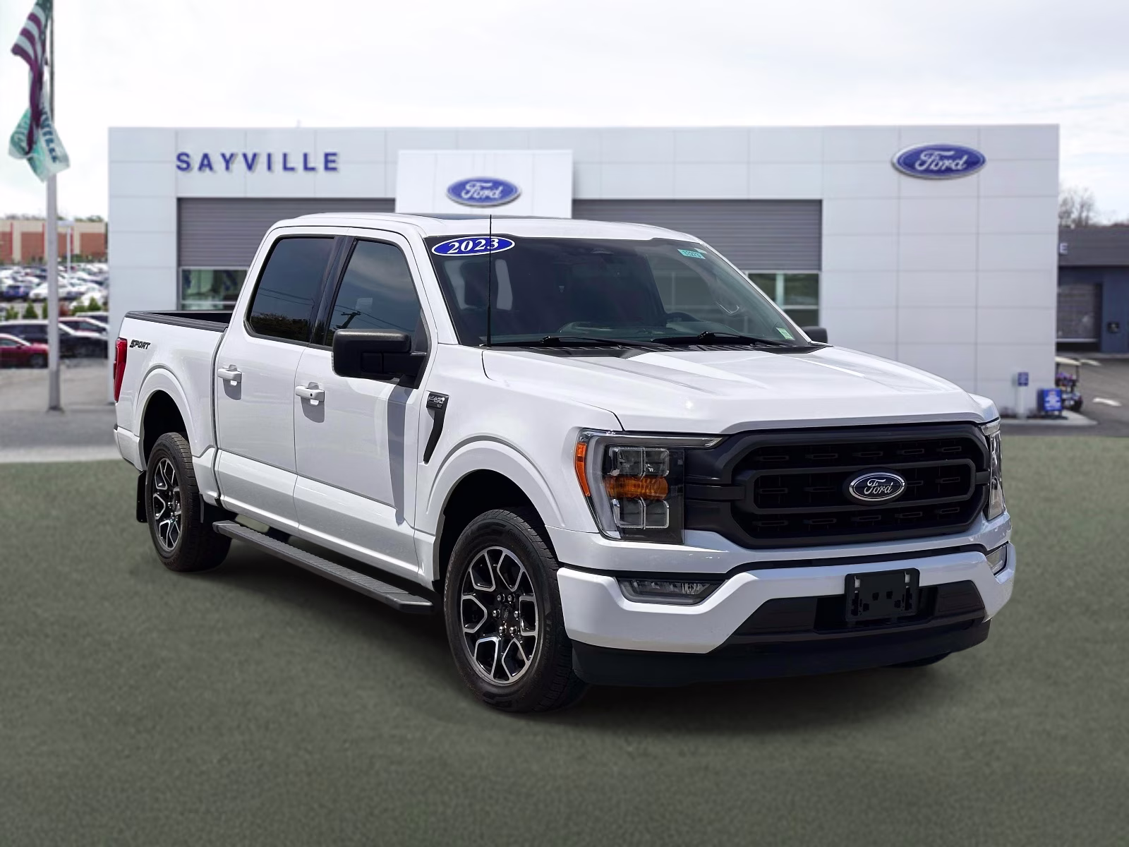 2023 Oxford White Ford F-150 XLT 2WD SuperCrew 5.5' Box RWD Truck