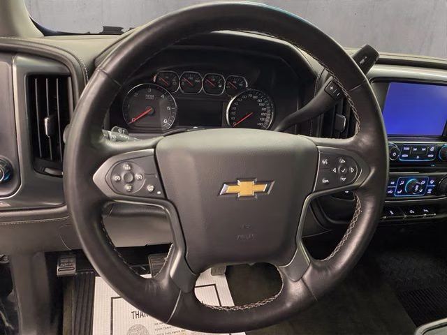 2017 Black Chevrolet Silverado 1500 LTZ 4X4 Truck