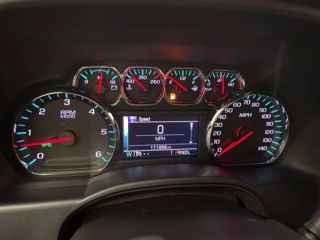 2017 Black Chevrolet Silverado 1500 LTZ 4X4 Truck