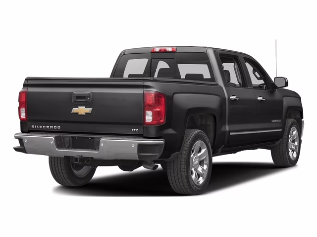 2017 Black Chevrolet Silverado 1500 LTZ 4X4 Truck