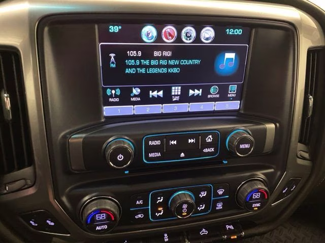 2017 Black Chevrolet Silverado 1500 LTZ 4X4 Truck