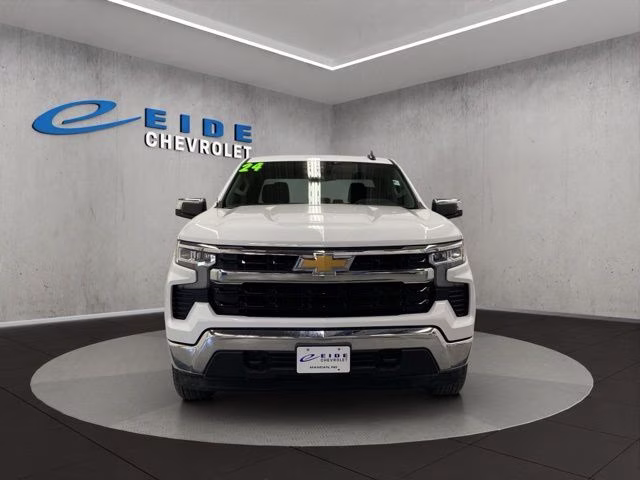 2024 Summit White Chevrolet Silverado 1500 LT 4X4 Truck