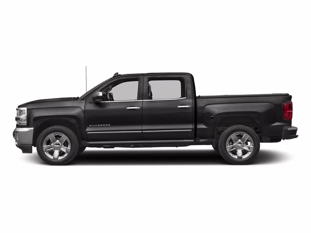 2017 Black Chevrolet Silverado 1500 LTZ 4X4 Truck