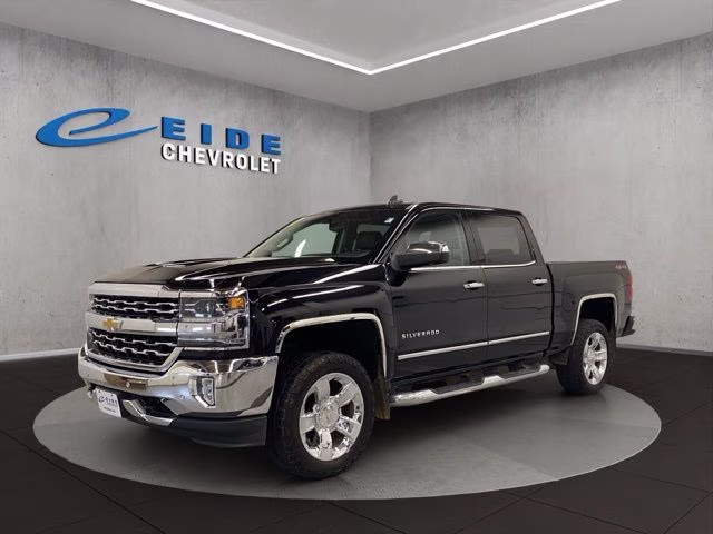 2017 Black Chevrolet Silverado 1500 LTZ 4X4 Truck
