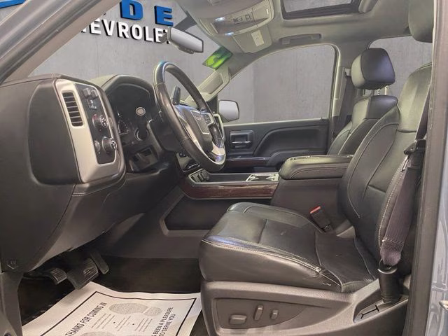 2015 Light Steel Gray Metallic GMC Sierra 1500 SLT 4X4 Truck