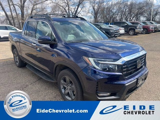 2023 Obsidian Blue Pearl Honda Ridgeline RTL-E AWD Truck