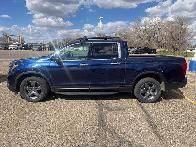2023 Obsidian Blue Pearl Honda Ridgeline RTL-E AWD Truck