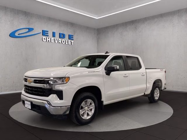 2024 Summit White Chevrolet Silverado 1500 LT 4X4 Truck