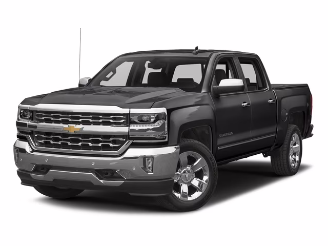 2017 Black Chevrolet Silverado 1500 LTZ 4X4 Truck