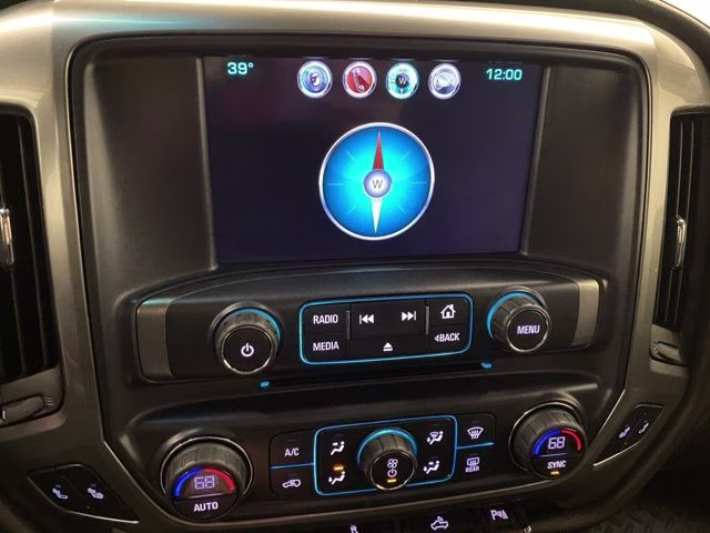 2017 Black Chevrolet Silverado 1500 LTZ 4X4 Truck