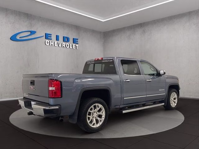 2015 Light Steel Gray Metallic GMC Sierra 1500 SLT 4X4 Truck