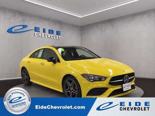 2023 Sun Yellow Mercedes-Benz CLA CLA 250 AWD Sedan