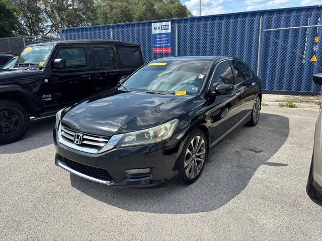 2015 Crystal Black Pearl Honda Accord Sedan Sport FWD Sedan