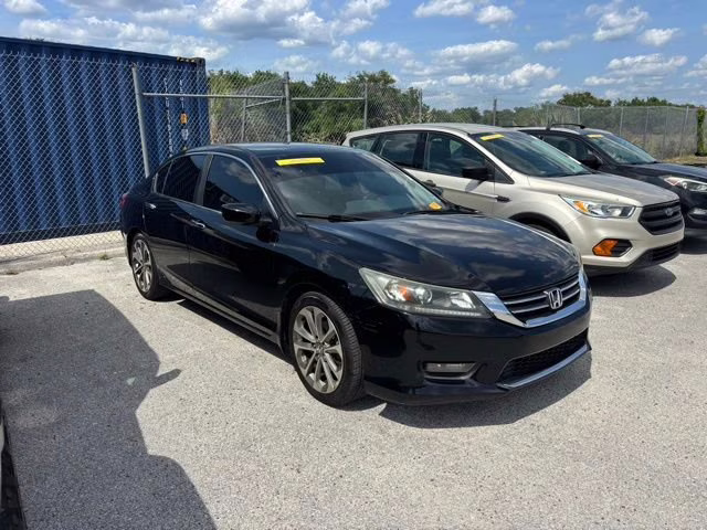 2015 Crystal Black Pearl Honda Accord Sedan Sport FWD Sedan