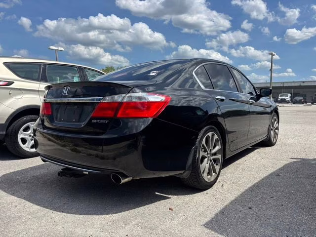 2015 Crystal Black Pearl Honda Accord Sedan Sport FWD Sedan
