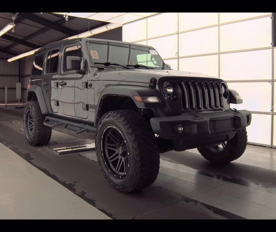 2022 Granite Crystal Metallic Clearcoat Jeep Wrangler Unlimited Sport S 4X4 SUV