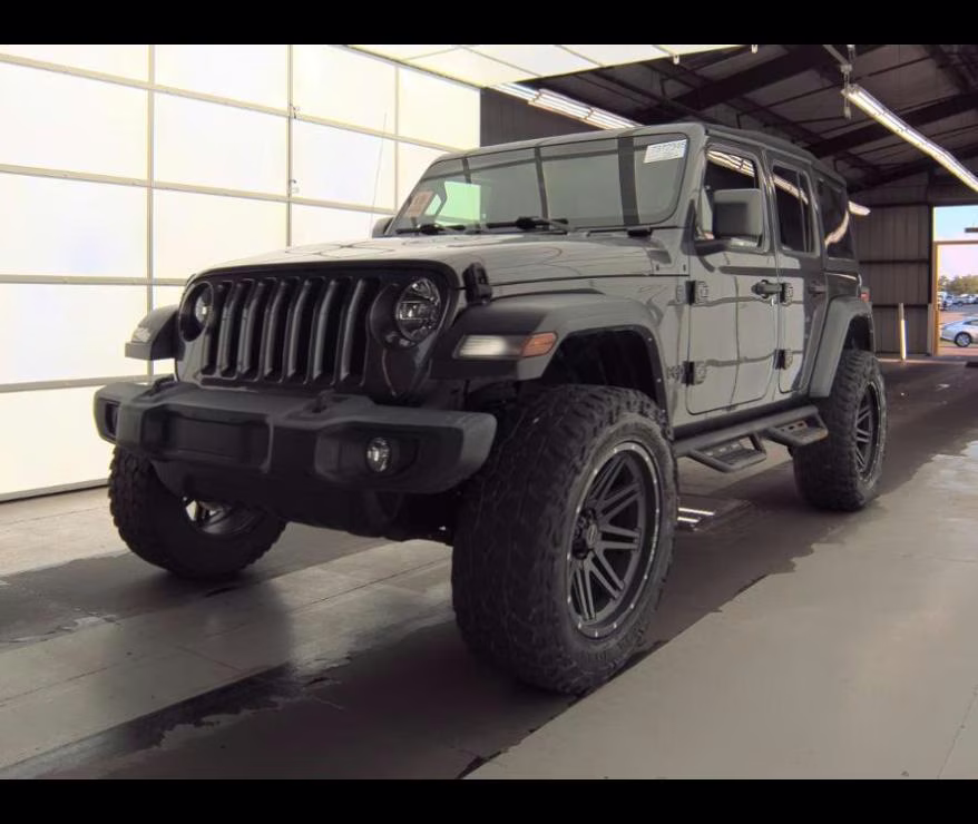 2022 Granite Crystal Metallic Clearcoat Jeep Wrangler Unlimited Sport S 4X4 SUV
