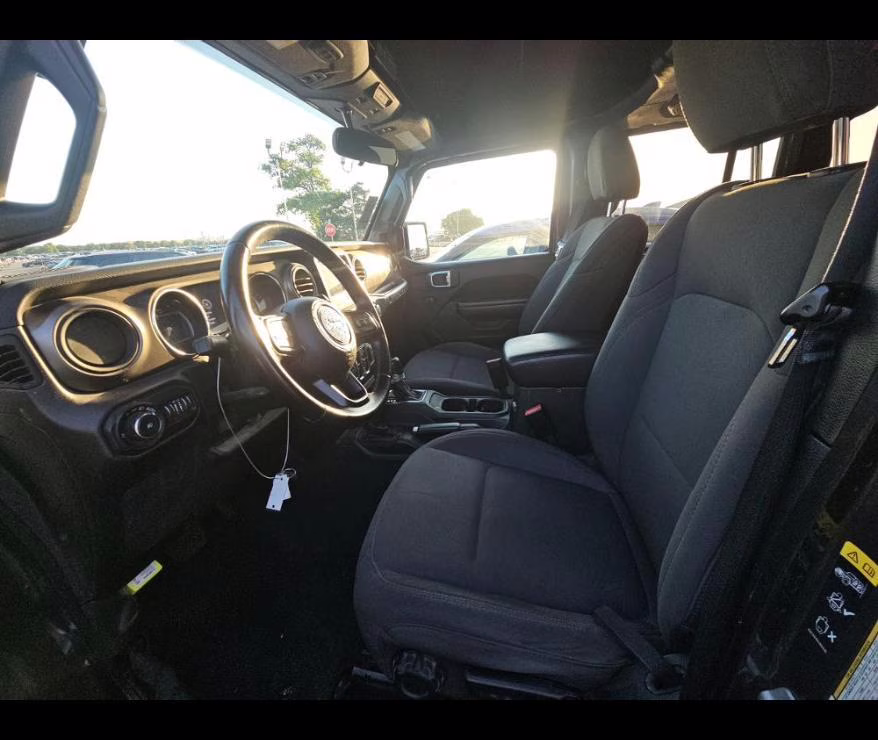 2022 Granite Crystal Metallic Clearcoat Jeep Wrangler Unlimited Sport S 4X4 SUV