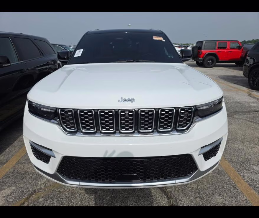 2022 Bright White Clearcoat Jeep Grand Cherokee 4xe Summit Reserve 4X4 SUV
