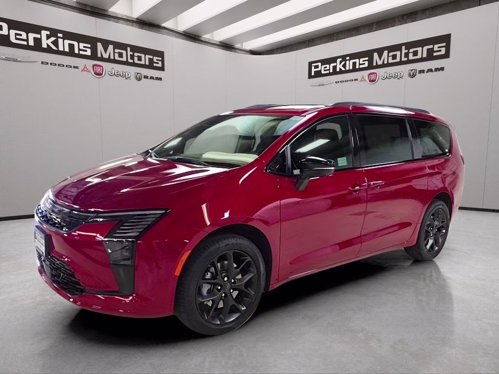 2027 Red Hot Pearlcoat Chrysler Pacifica Limited AWD Van