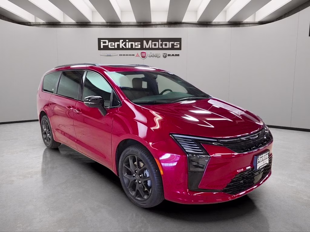 2027 Red Hot Pearlcoat Chrysler Pacifica Limited AWD Van