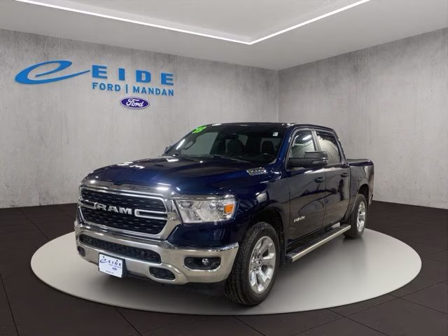 2023 Patriot Blue Pearlcoat Ram 1500 Big Horn 4X4 Truck
