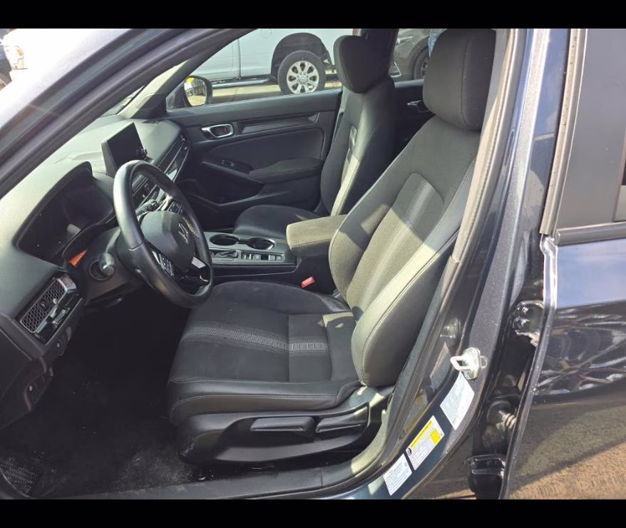 2025 Meteorite Gray Metallic Honda Civic Hatchback Sport FWD Hatchback