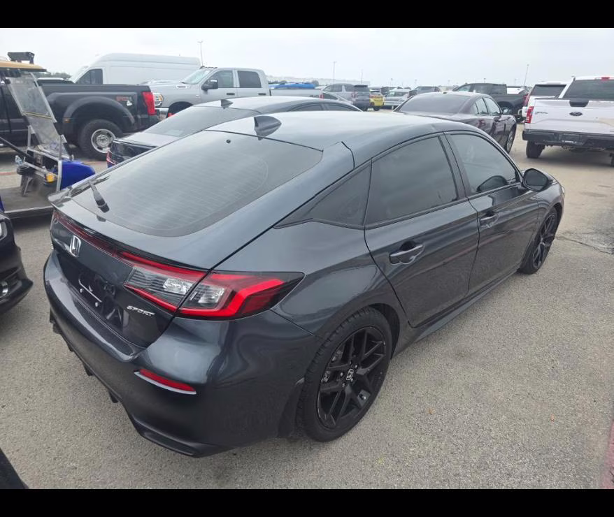2025 Meteorite Gray Metallic Honda Civic Hatchback Sport FWD Hatchback