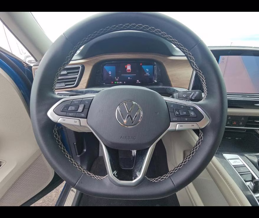 2025 Mountain Lake Blue Metallic Volkswagen Atlas 2.0T SE w/Technology FWD SUV