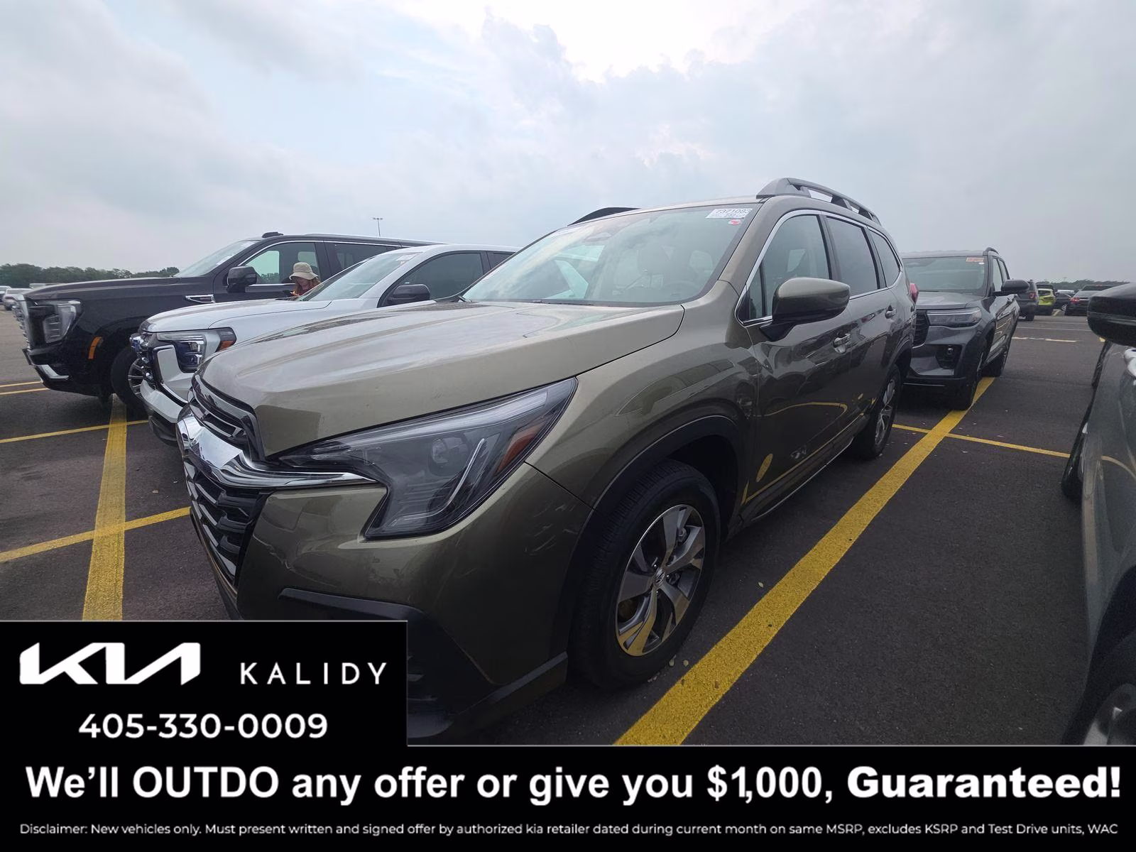 2025 Autumn Green Metallic Subaru Ascent Premium AWD SUV
