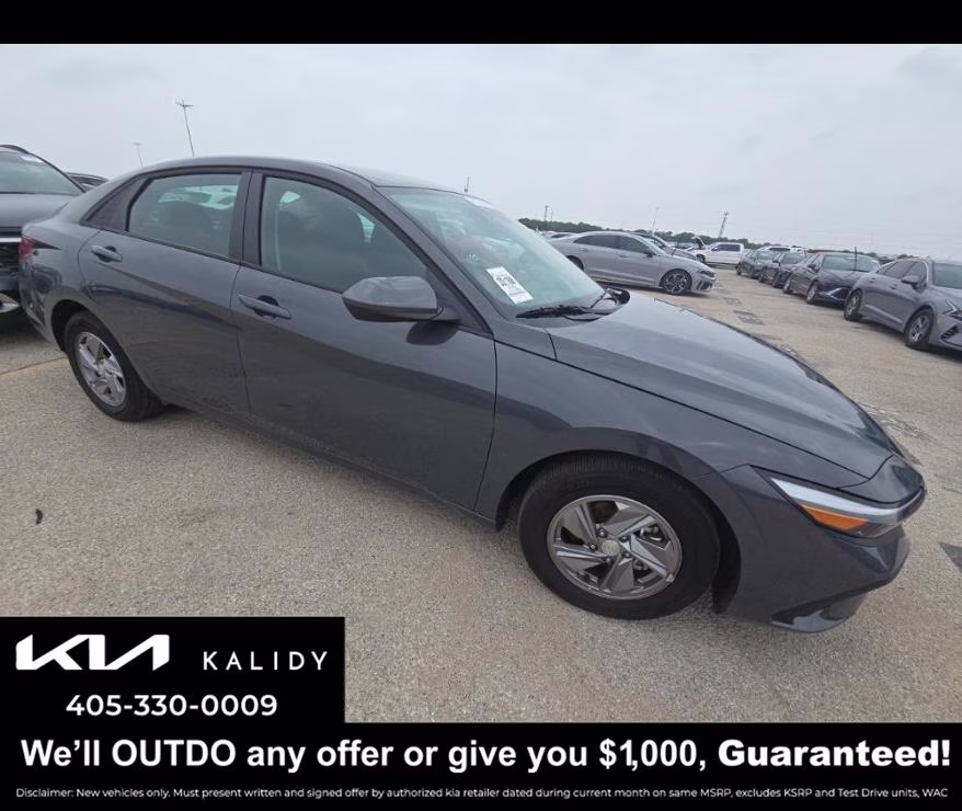 2025 Ecotronic Gray Hyundai Elantra SE FWD Sedan