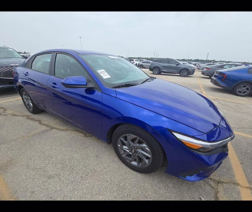 2024 Intense Blue Hyundai Elantra SEL FWD Sedan