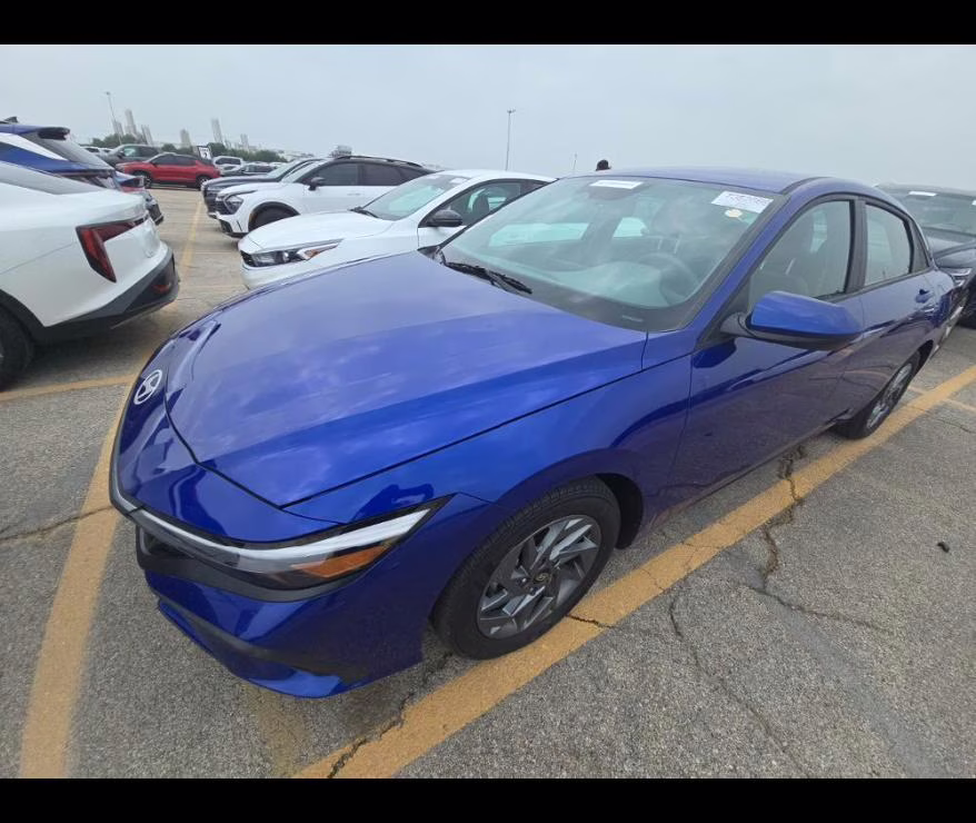 2024 Intense Blue Hyundai Elantra SEL FWD Sedan