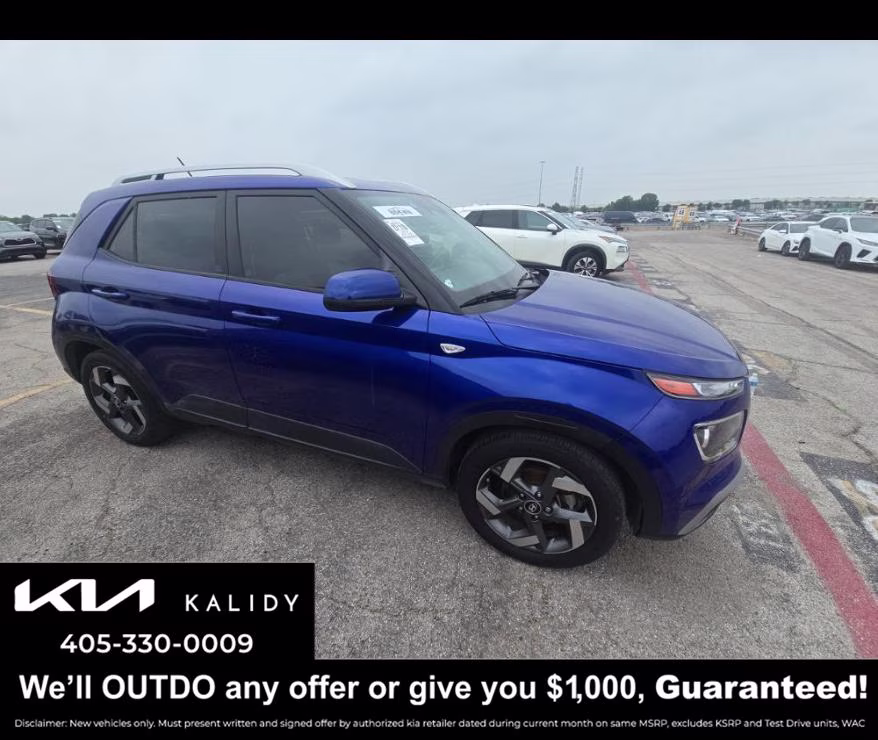 2023 Intense Blue Hyundai Venue SEL FWD SUV