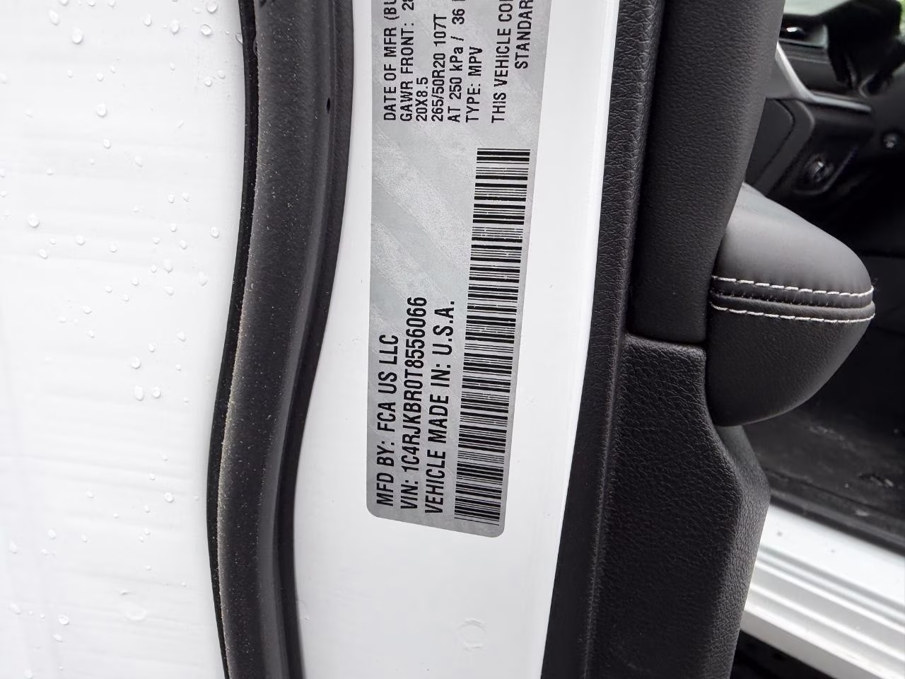 2026 Bright White Clearcoat Jeep Grand Cherokee L Limited Reserve 4X4 SUV