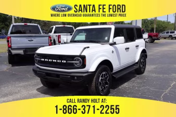 2026 White Ford Bronco Outer Banks 4X4 Convertible