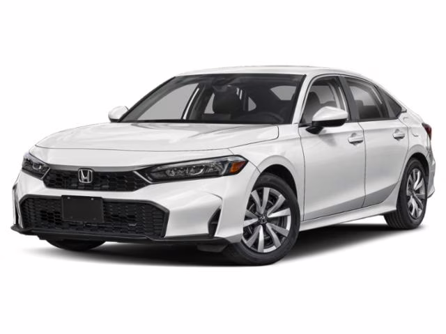 2026 WHITE Honda Civic Sedan LX CVT FWD