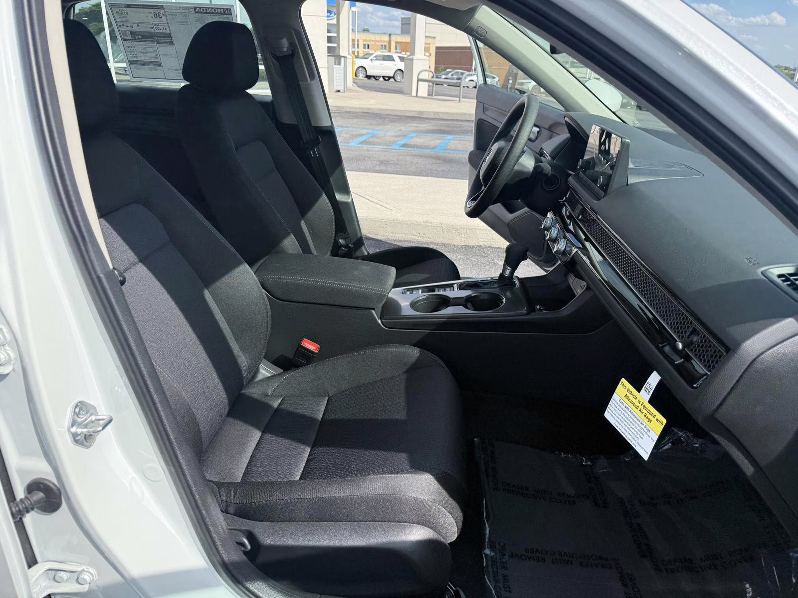 2026 Platinum White Pearl Honda Civic Sedan LX FWD Sedan