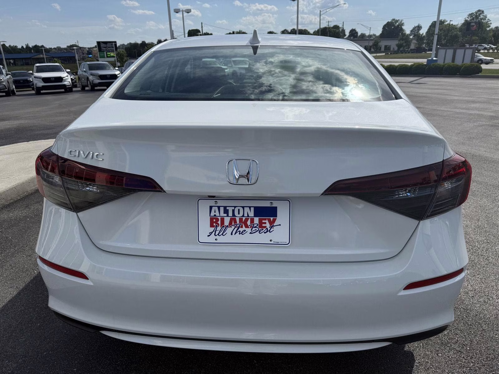 2026 Platinum White Pearl Honda Civic Sedan LX FWD Sedan