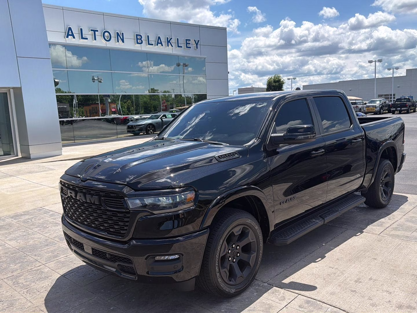 2025 Diamond Black Crystal Pearlcoat Ram 1500 Big Horn 4X4 Truck