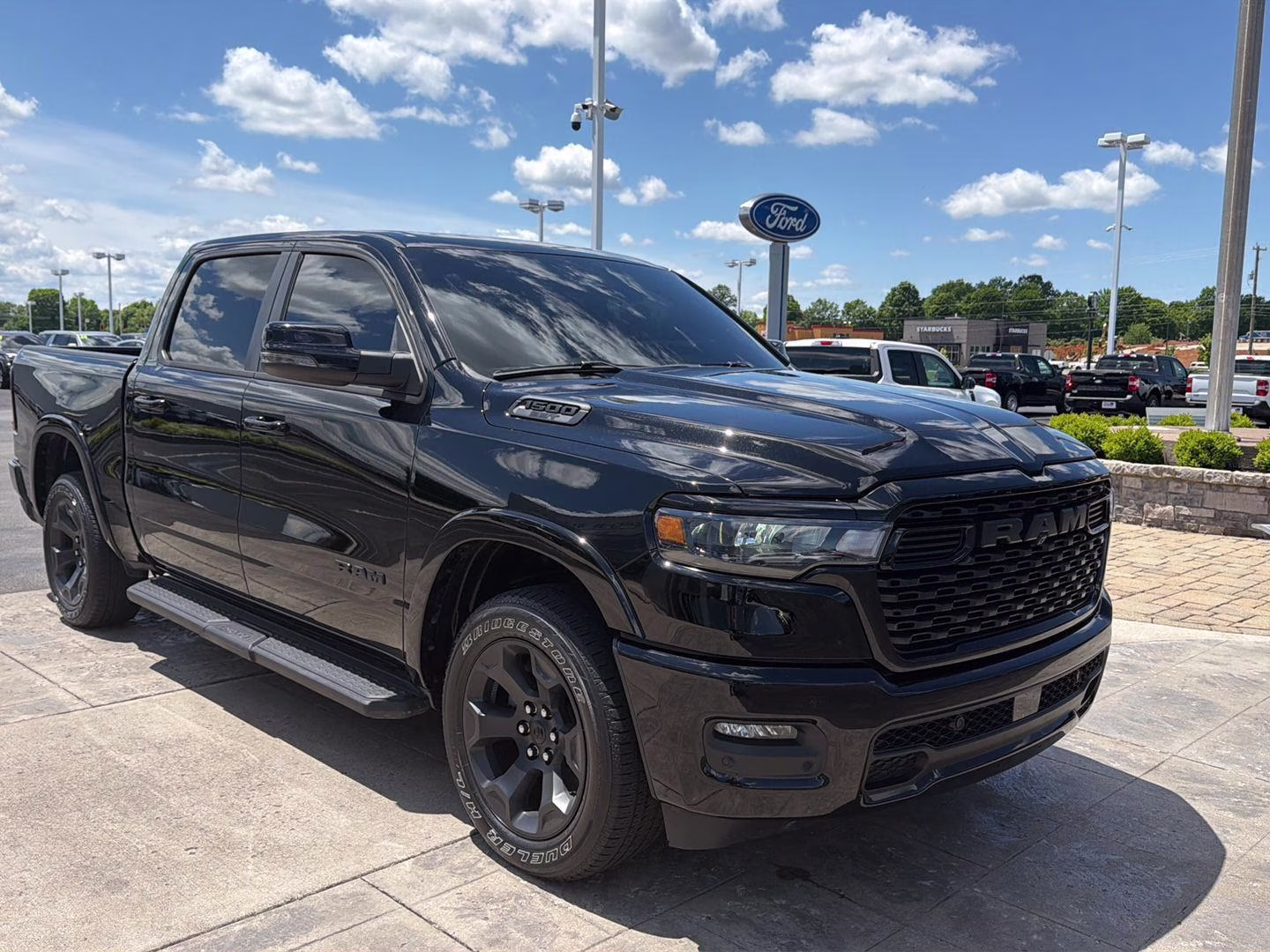 2025 Diamond Black Crystal Pearlcoat Ram 1500 Big Horn 4X4 Truck