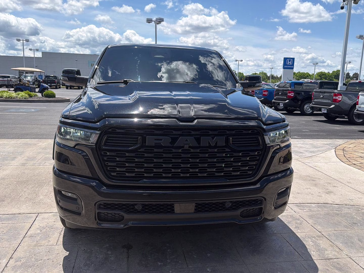 2025 Diamond Black Crystal Pearlcoat Ram 1500 Big Horn 4X4 Truck