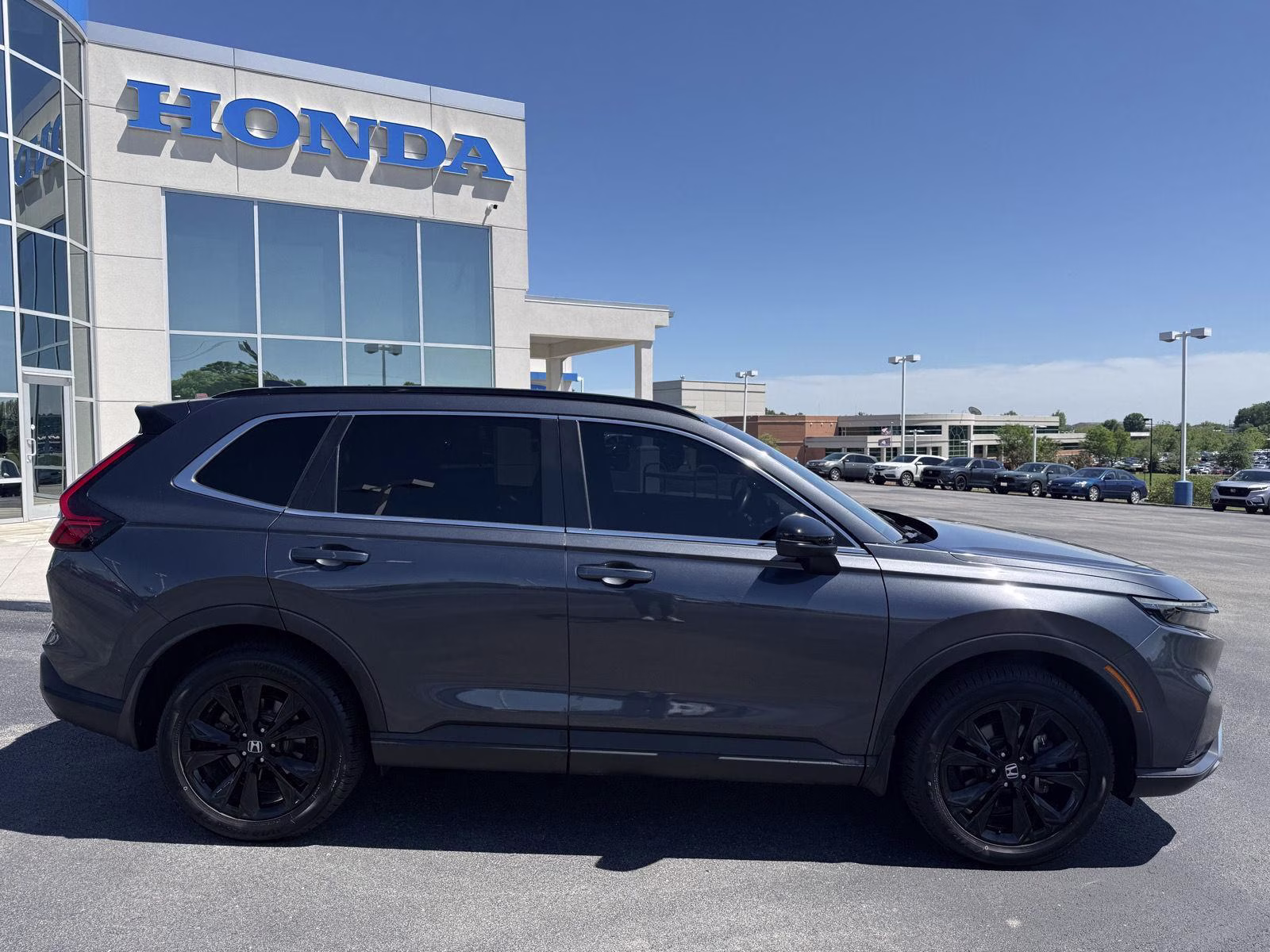 2023 Meteorite Gray Metallic Honda CR-V Hybrid Sport Touring AWD SUV