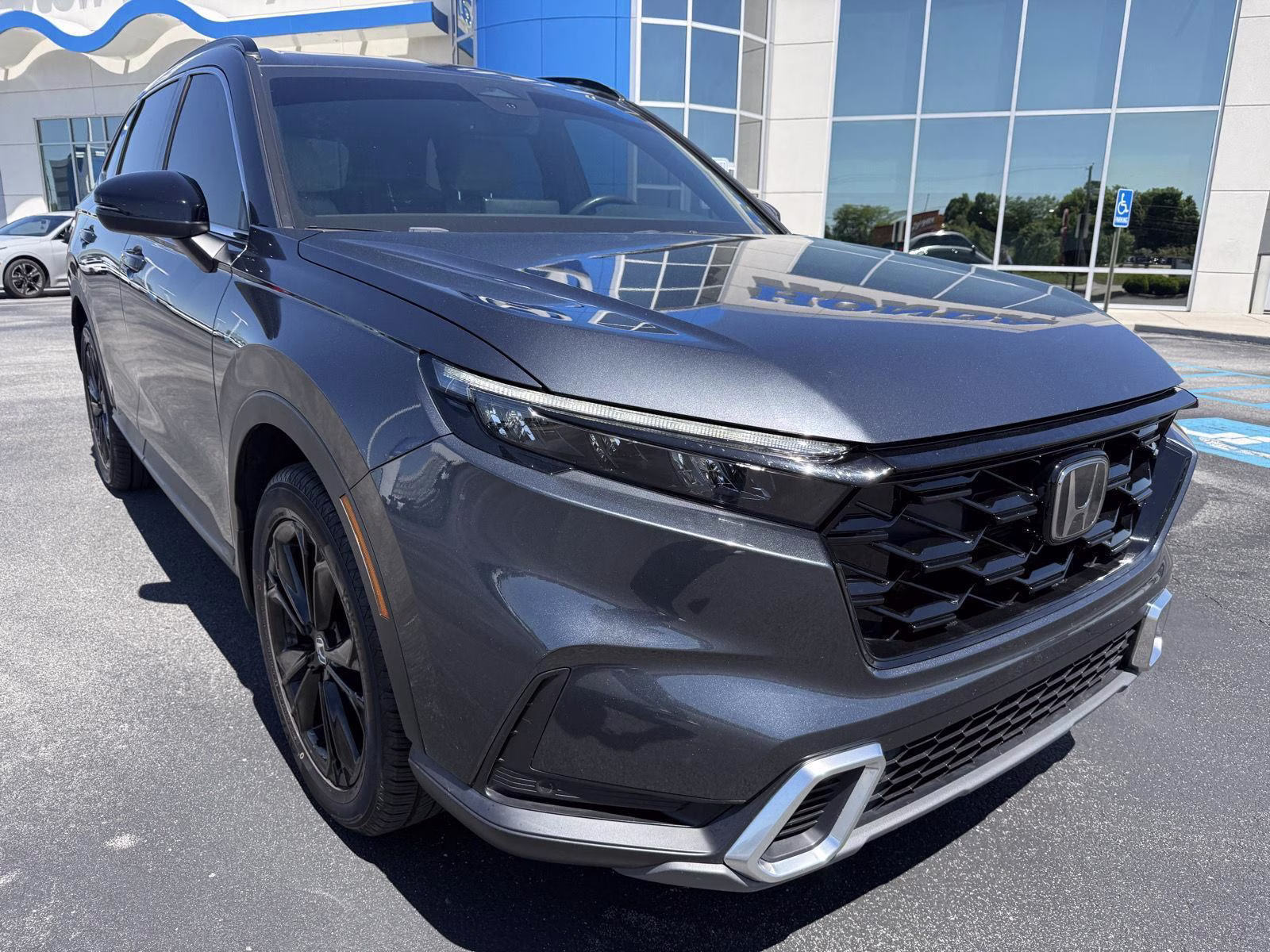 2023 Meteorite Gray Metallic Honda CR-V Hybrid Sport Touring AWD SUV