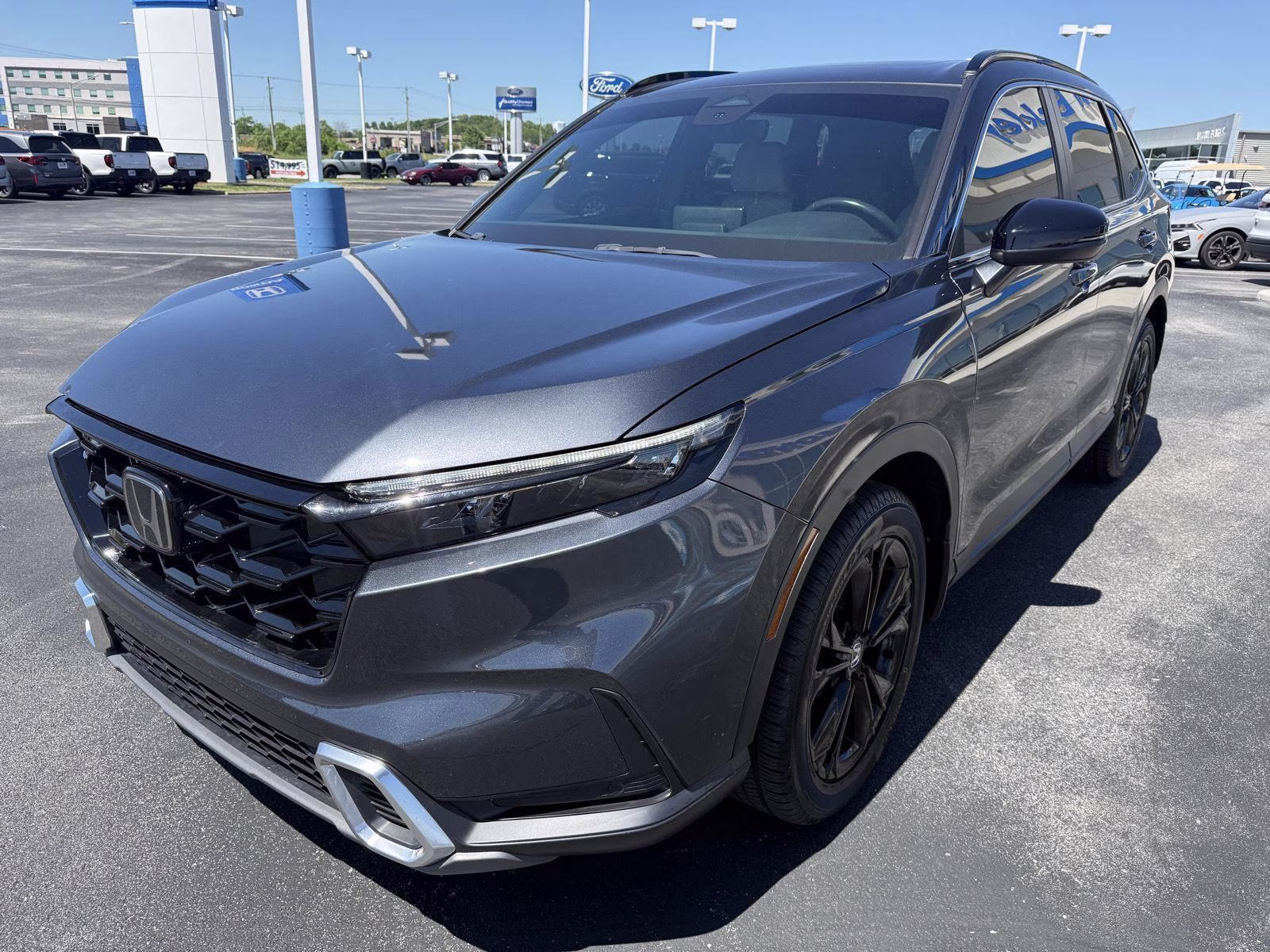 2023 Meteorite Gray Metallic Honda CR-V Hybrid Sport Touring AWD SUV